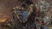 Arnold Bocklin, The Seated Demon